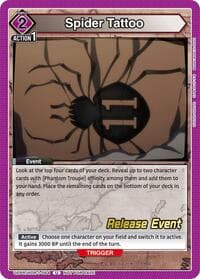 Spider Tattoo - UE02BT: HUNTER X HUNTER Release Event Cards - Union Arena card