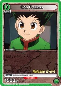 Gon Freecss (075) - UE02BT: HUNTER X HUNTER Release Event Cards - Union Arena card