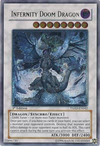 Infernity Doom Dragon (UTR) - The Shining Darkness - YuGiOh card