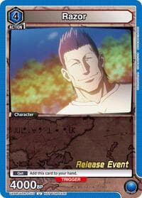 Razor (110) - UE02BT: HUNTER X HUNTER Release Event Cards - Union Arena card