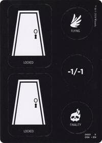Punch Card Token (1 // 2) - Duskmourn: House of Horror - Magic: The Gathering card