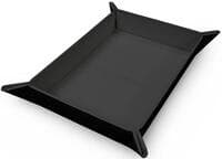 Ultra Pro: Vivid Magnetic Foldable Dice Tray - Black - Ultra Pro Dice Trays and Accessories - Collectible Storage card