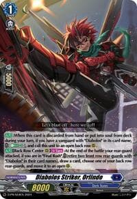 Diabolos Striker, Orlindo - D Promo Cards - Cardfight Vanguard card
