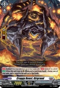 Craggy Beast, Girgrand - D Promo Cards - Cardfight Vanguard card