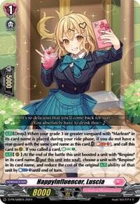 HappyInfluencer, Luscia - D Promo Cards - Cardfight Vanguard card