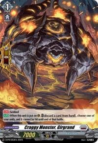 Craggy Monster, Girgrand (Foil) - D Promo Cards - Cardfight Vanguard card