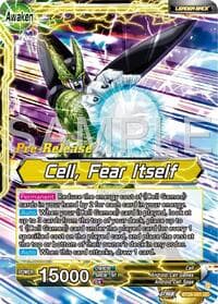 Cell // Cell, Fear Itself - Ultimate Advent Pre-Release Cards - Dragon Ball Super: Masters card