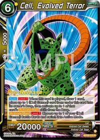 Cell, Evolved Terror - Ultimate Advent Pre-Release Cards - Dragon Ball Super: Masters card