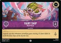 Fairy Ship - Royal Vessel - Azurite Sea - Disney Lorcana card