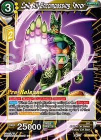 Cell, All-Encompassing Terror - Ultimate Advent Pre-Release Cards - Dragon Ball Super: Masters card
