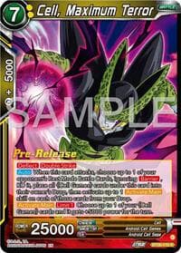 Cell, Maximum Terror - Ultimate Advent Pre-Release Cards - Dragon Ball Super: Masters card