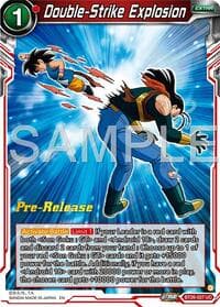 Double-Strike Explosion - Ultimate Advent Pre-Release Cards - Dragon Ball Super: Masters card
