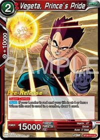 Vegeta, Prince's Pride - Ultimate Advent Pre-Release Cards - Dragon Ball Super: Masters card