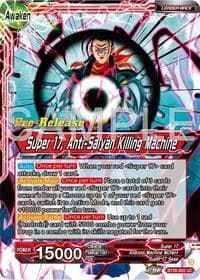Hell Fighter 17 // Super 17, Anti-Saiyan Killing Machine - Ultimate Advent Pre-Release Cards - Dragon Ball Super: Masters card