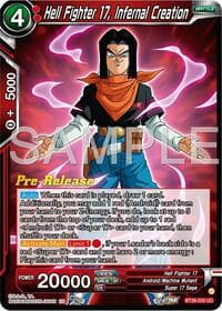 Hell Fighter 17, Infernal Creation - Ultimate Advent Pre-Release Cards - Dragon Ball Super: Masters card