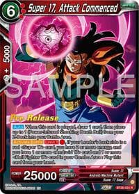 Super 17, Attack Commenced - Ultimate Advent Pre-Release Cards - Dragon Ball Super: Masters card