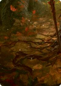 Sanctuary of Aria // Florian, Rotwood Harbinger (Bottom left) - Rosetta - Flesh and Blood TCG card