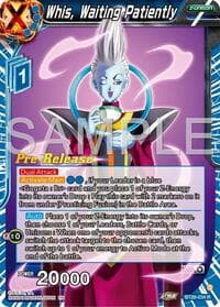 Whis, Waiting Patiently - Ultimate Advent Pre-Release Cards - Dragon Ball Super: Masters card