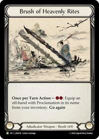 Brush of Heavens Rites - JDG030 - Flesh and Blood: Promo Cards - Flesh and Blood TCG card