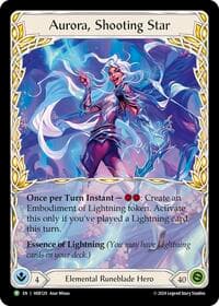 Aurora, Shooting Star - HER120 - Flesh and Blood: Promo Cards - Flesh and Blood TCG card
