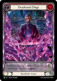 Deadwood Dirge (Red) (Extended Art) - LGS363 - Flesh and Blood: Promo Cards - Flesh and Blood TCG card