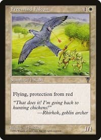 Freewind Falcon - Visions - Magic: The Gathering card