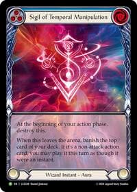 Sigil of Temporal Manipulation (Extended Art) - LGS328 - Flesh and Blood: Promo Cards - Flesh and Blood TCG card