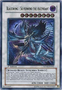 Blackwing - Silverwind the Ascendant (UTR) - Stardust Overdrive - YuGiOh card