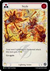 Sizzle (Red) - FAB274 - Flesh and Blood: Promo Cards - Flesh and Blood TCG card
