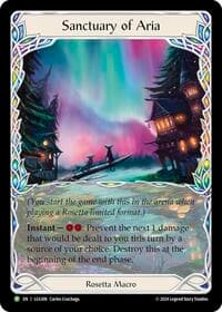 Sanctuary of Aria (Extended Art) - LGS309 - Flesh and Blood: Promo Cards - Flesh and Blood TCG card