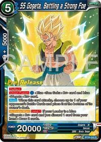 SS Gogeta, Battling a Strong Foe - Ultimate Advent Pre-Release Cards - Dragon Ball Super: Masters card