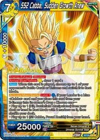 SS2 Cabba, Sudden Growth Anew - Ultimate Advent Pre-Release Cards - Dragon Ball Super: Masters card