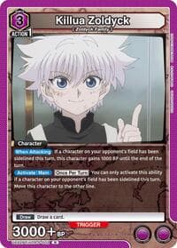 Killua Zoldyck (002) - UE02BT: HUNTER X HUNTER - Union Arena card