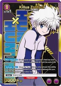 Killua Zoldyck (002) (R*) - UE02BT: HUNTER X HUNTER - Union Arena card