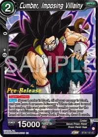 Cumber, Imposing Villainy - Ultimate Advent Pre-Release Cards - Dragon Ball Super: Masters card