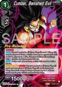 Cumber, Banished Evil - Ultimate Advent Pre-Release Cards - Dragon Ball Super: Masters card