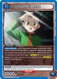Gon Freecss (001) - UE02BT: HUNTER X HUNTER - Union Arena card