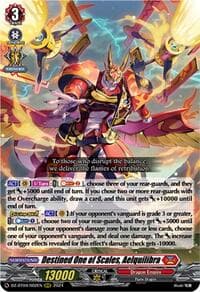 Destined One of Scales, Aelquilibra - DZ-BT04: Destined Showdown - Cardfight Vanguard card