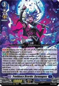 Providence Disorder, Baromagnes - DZ-BT04: Destined Showdown - Cardfight Vanguard card