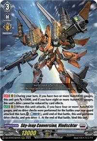 Sky-leap Conversion, Vindschtar - DZ-BT04: Destined Showdown - Cardfight Vanguard card