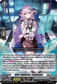 Blitz Publicist, Fentlichta - DZ-BT04: Destined Showdown - Cardfight Vanguard card