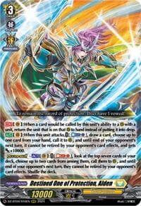 Destined One of Protection, Alden - DZ-BT04: Destined Showdown - Cardfight Vanguard card
