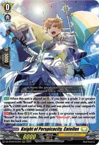 Knight of Perspicacity, Catellus - DZ-BT04: Destined Showdown - Cardfight Vanguard card