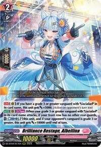 Brilliance Restage, Albellina - DZ-BT04: Destined Showdown - Cardfight Vanguard card