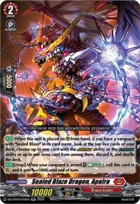 Sealed Blaze Dragon, Apalra - DZ-BT04: Destined Showdown - Cardfight Vanguard card