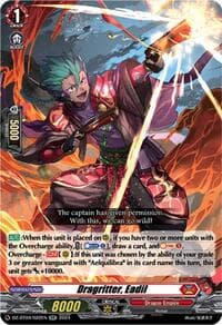 Dragritter, Eadil - DZ-BT04: Destined Showdown - Cardfight Vanguard card
