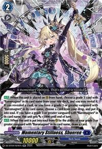 Momentary Stillness, Shueren - DZ-BT04: Destined Showdown - Cardfight Vanguard card