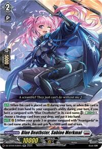 Blue Deathster, Sabine Merkmal - DZ-BT04: Destined Showdown - Cardfight Vanguard card