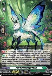 Full Knowledge Foxil - DZ-BT04: Destined Showdown - Cardfight Vanguard card