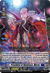 President of Opulence, Morax - DZ-BT04: Destined Showdown - Cardfight Vanguard card